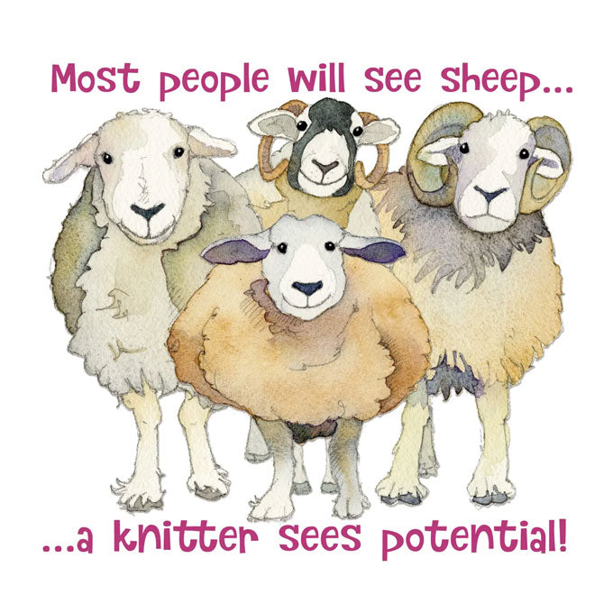 Sheep Potential – Cotton Canvas Bag