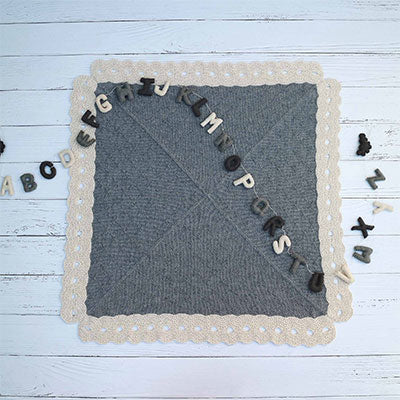 Noughts and Crosses Baby Blanket Digital Download