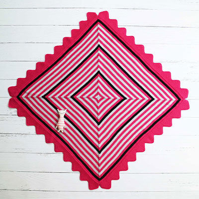 Quadrille Baby Blanket Digital Download