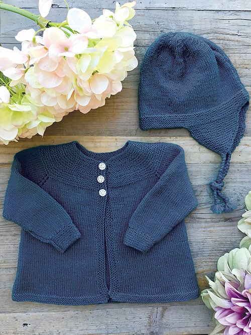 017 Aviator Jacket & Hat 4ply