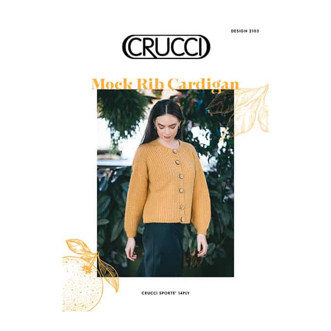 2103 Mock Rib Cardigan