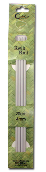 Craft Co Double Pointed Steel Knitting Needles 4 Piece