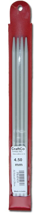 Craft Co Double Pointed Steel Knitting Needles 4 Piece