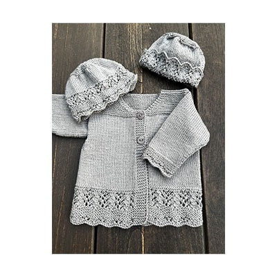 Amelie Cardigan & Hat 4ply