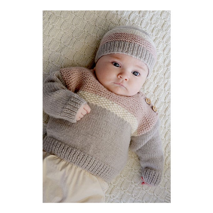 BC112 Aspen Sweater and Hat 8ply