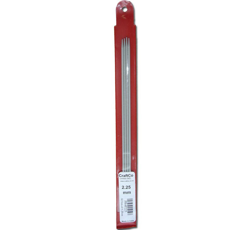 Craft Co Double Pointed Steel Knitting Needles 4 Piece