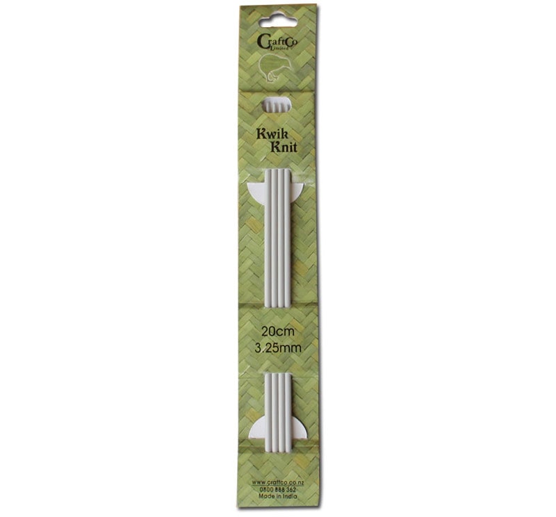 Craft Co Double Pointed Steel Knitting Needles 4 Piece
