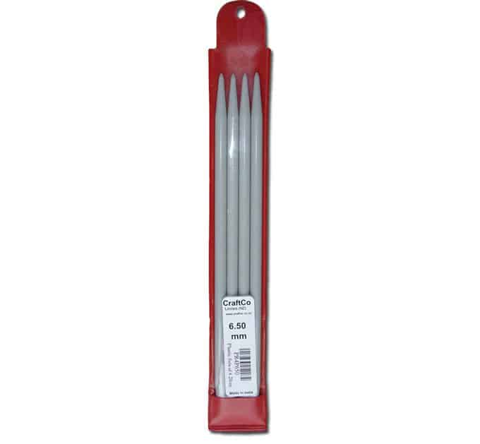 Craft Co Double Pointed Plastic Knitting Needles 4 Piece (20cm)