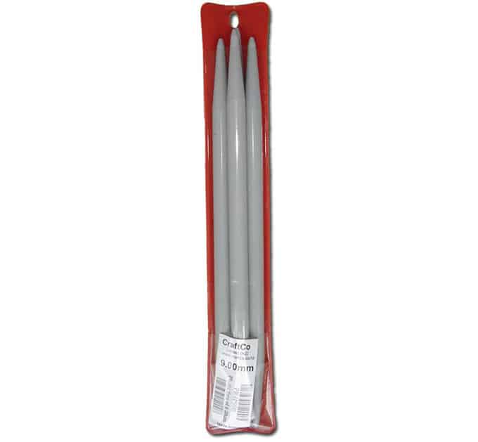 Craft Co Double Pointed Plastic Knitting Needles 4 Piece (20cm)