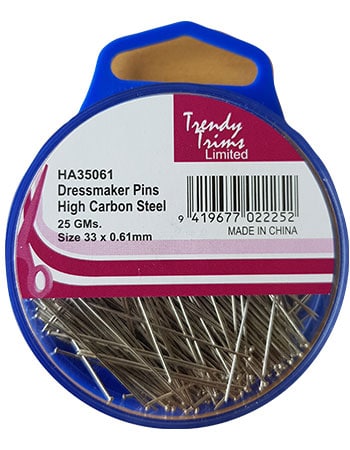 Dressmaker Pins High Carbon Steel
