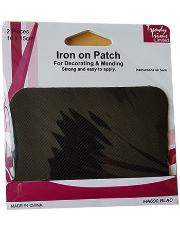 Iron On Patch Black