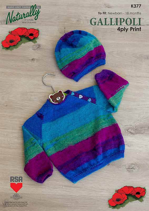 K377 Raglan Sweater & Hat
