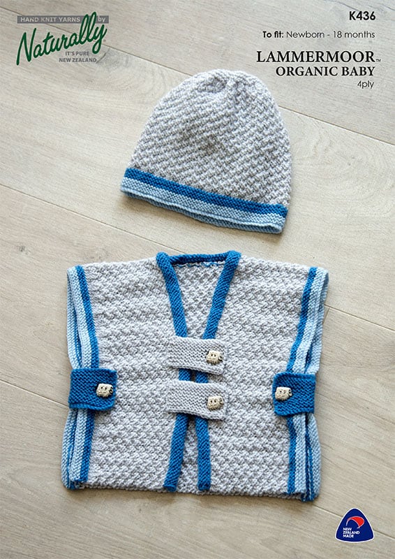 K436 Baby Vest & Hat