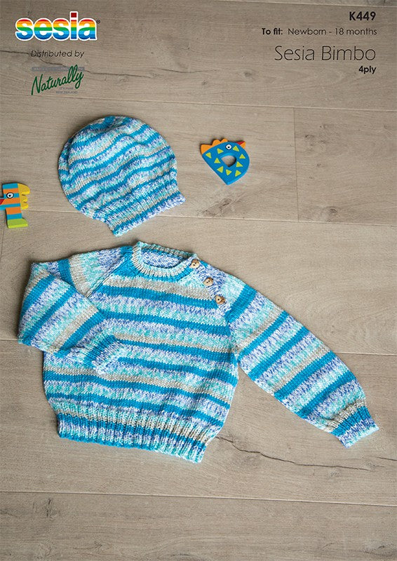 K449 Raglan Sweater & Hat