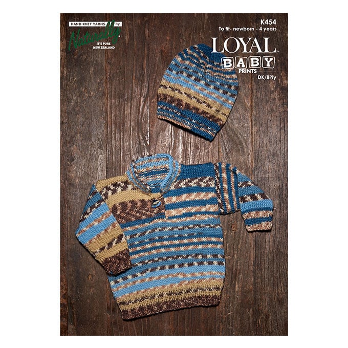 K454 Sweater & Hat 8ply