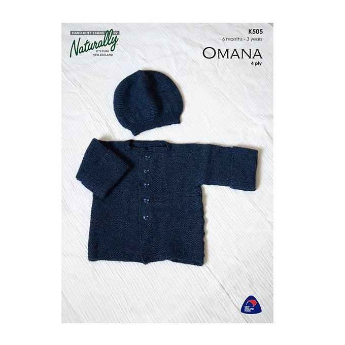 K505 Garter Stitch Jacket & Hat