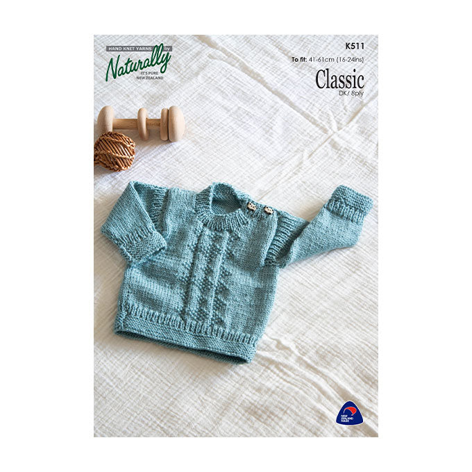 K511 Guernsey Sweater 8ply