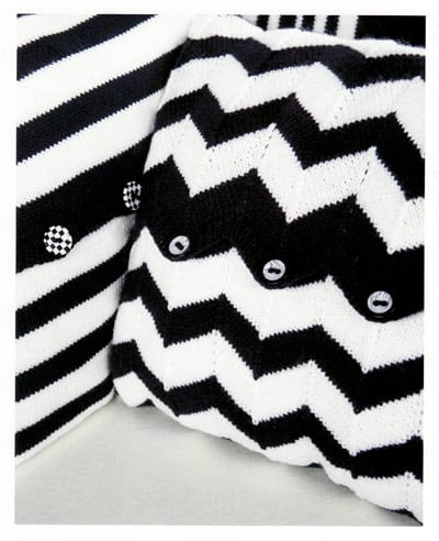 N1216 3 Black & White Pillows*