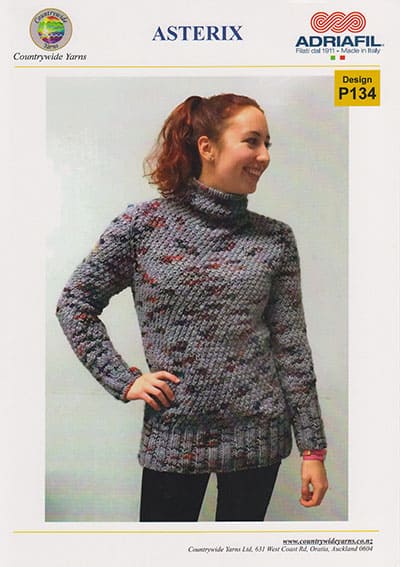P134 Long Ribbed Sweater