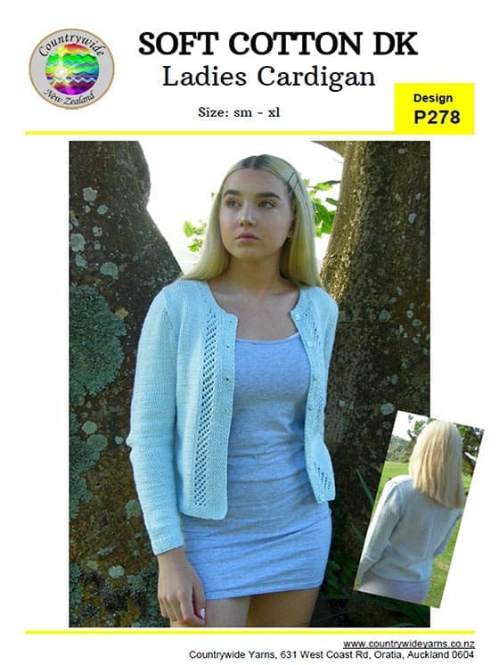 P278 Ladies Cardigan