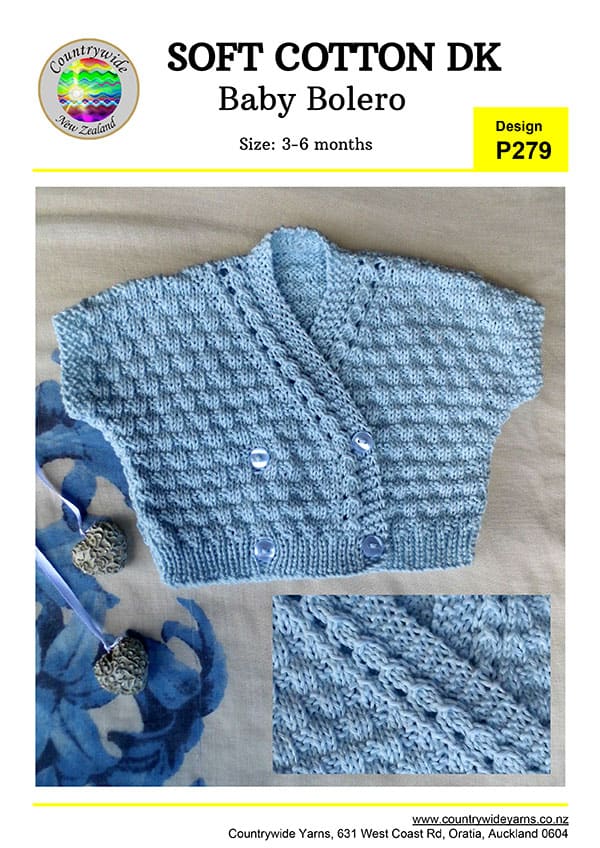 Baby bolero outlet knitting pattern free