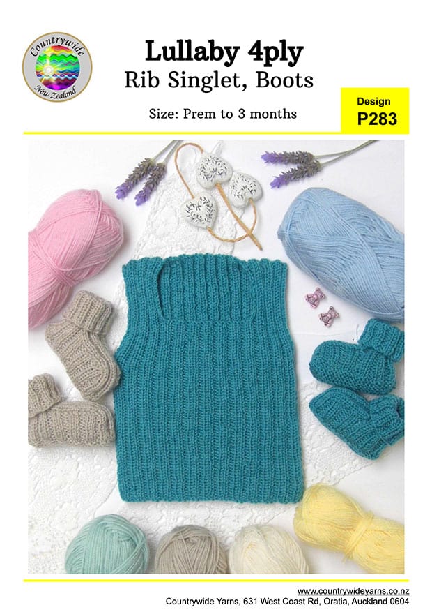 P283 Lullaby Rib Singlet & Boots