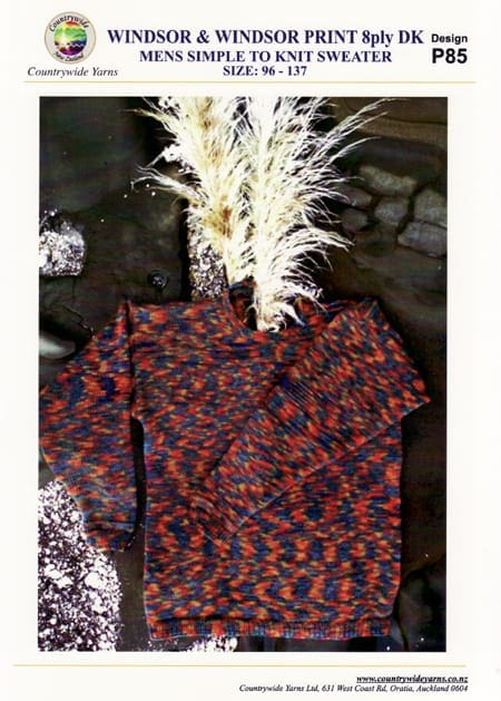 P85 Men's Simple to Knit Sweater