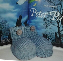 Knitted Sheepskin Soled Bootie Kit Set