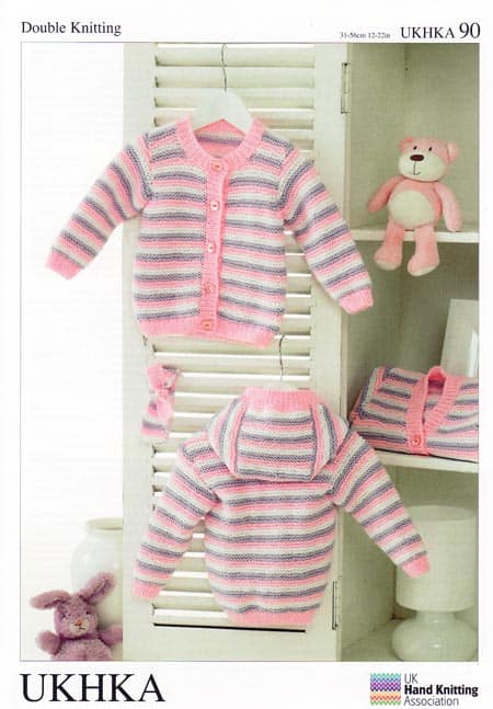 UKHKA 90 Cardigans 8ply