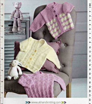 UKHKA 167 Cardigans & Sweater 8ply