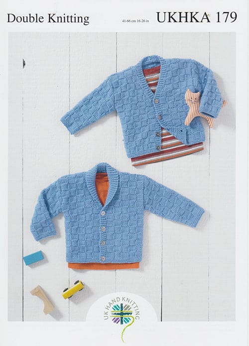 UKHKA 179 Cardigans 8ply