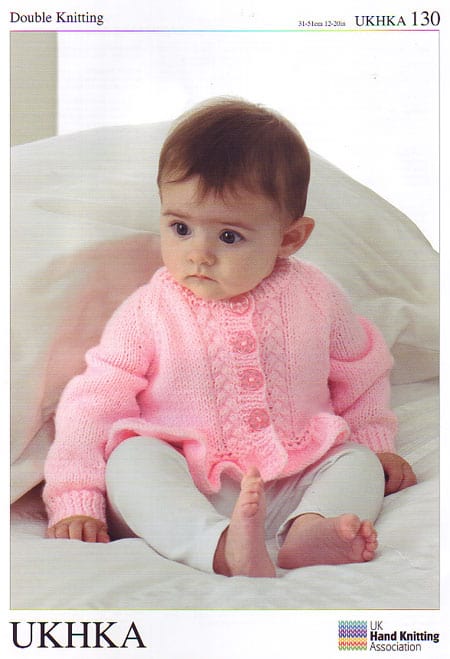 UKHKA 130 Cardigans and Sweater 8ply *