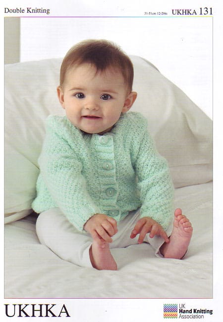 UKHKA 131 Cardigans 8ply *