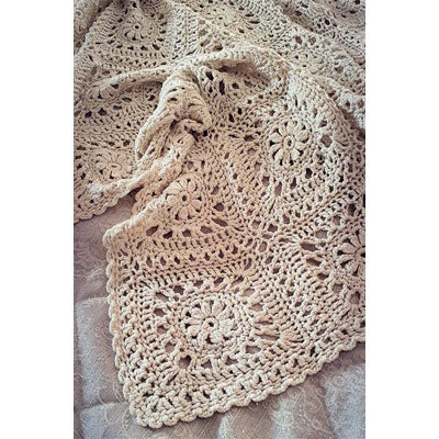 016 Flower Motif Baby Blanket