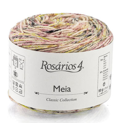 Rosarios 4 Meia Print 4ply