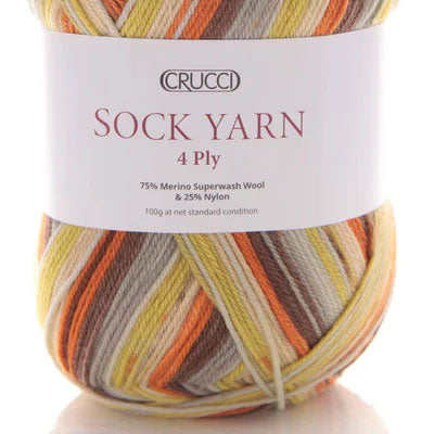 Crucci Sock Yarn 4ply
