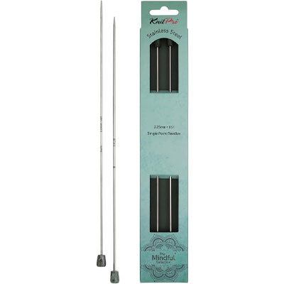 Knit Pro The Mindful Collection Single Pointed Needles 25cm