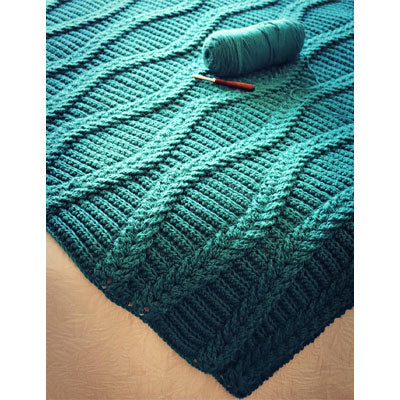 213 Diamond Dutch Braid Afghan