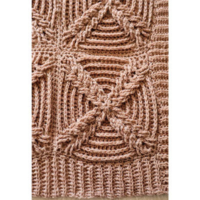 214 Dutch Braid Motif Afghan