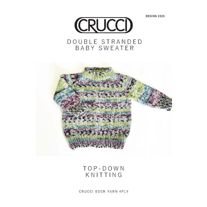 2323 Double Stranded Baby Sweater