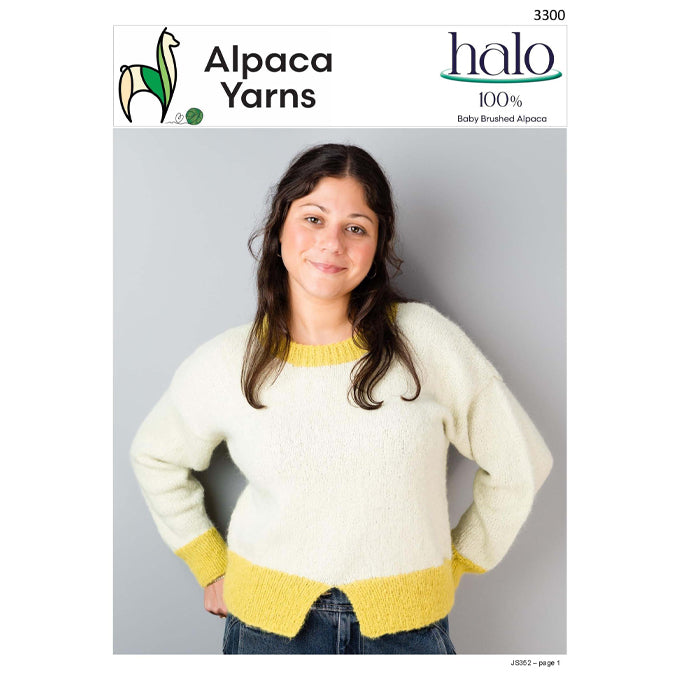 3300 Sweater with Contrast Bands