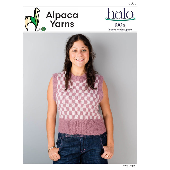 3303 Two Tone Vest - FREE PATTERN WITH YARN PURCHASE