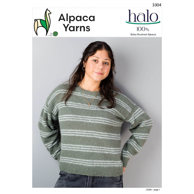 3304 Casual Stripe Sweater
