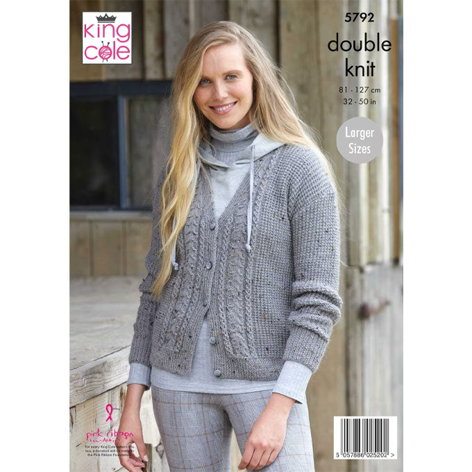 5792 V-Neck Cardigan & Waistcoat