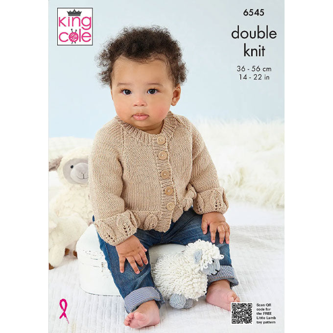 6545 Cardigan, Sweater, Hat and Blanket