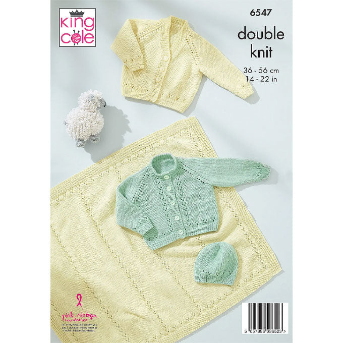 6547 Cardigans, Blanket and Hat