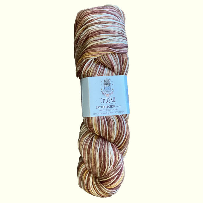 Chaska Sky Collection 4ply Printed Sock Yarn