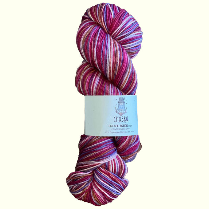 Chaska Sky Collection 4ply Printed Sock Yarn