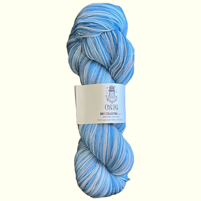 Chaska Sky Collection 4ply Printed Sock Yarn
