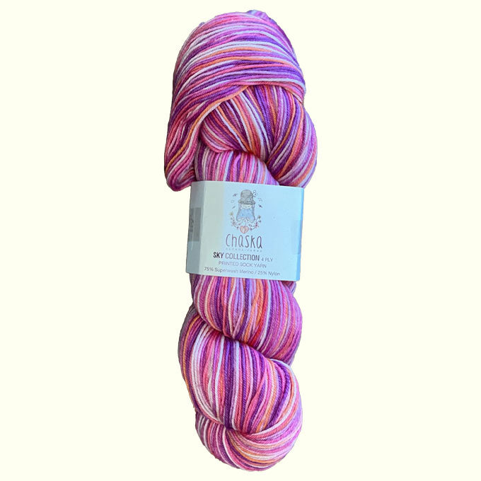 Chaska Sky Collection 4ply Printed Sock Yarn